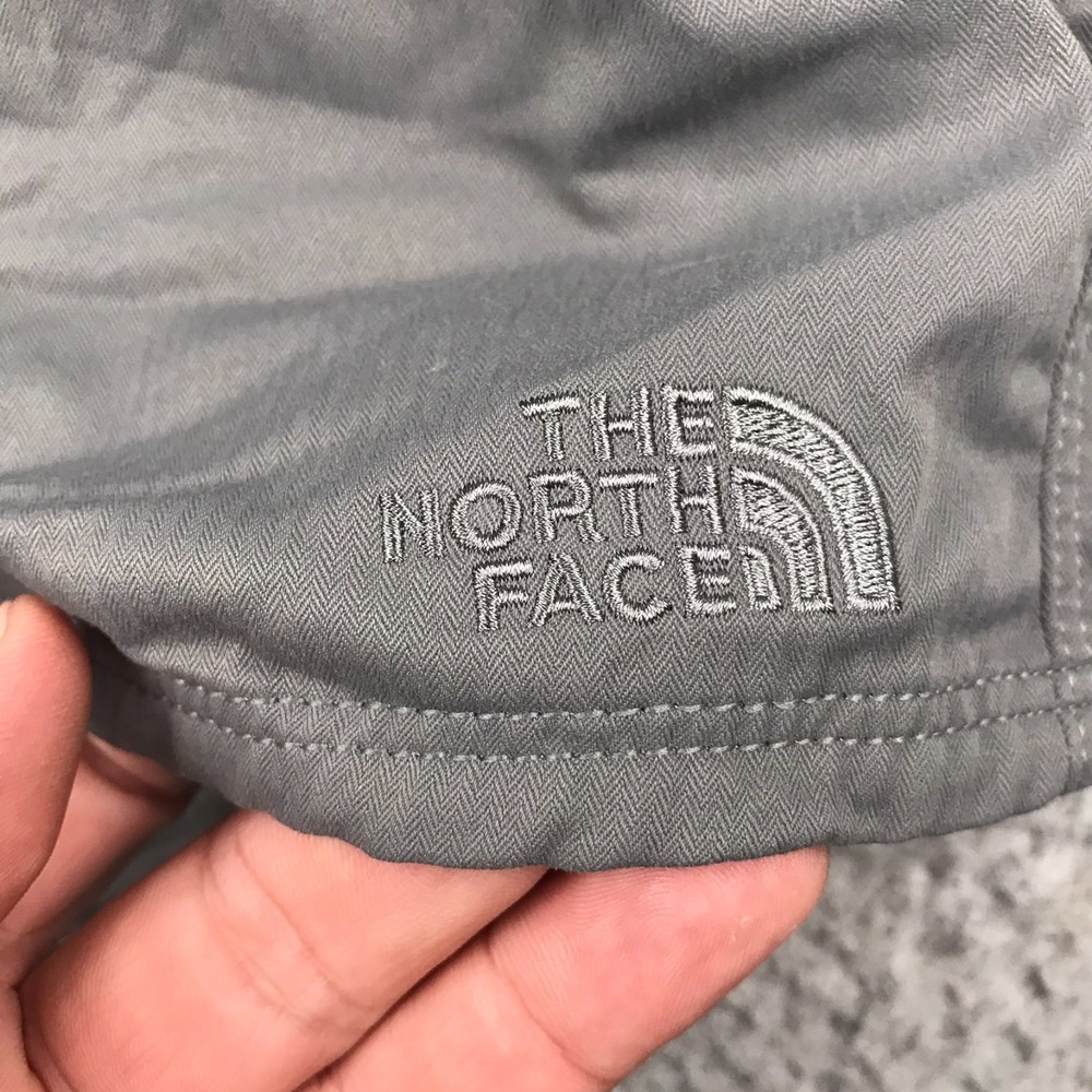 The North Face Aphrodite Motion Shorts Womens M Gray Nylon Drawstring 3.5" - Picture 2 of 10